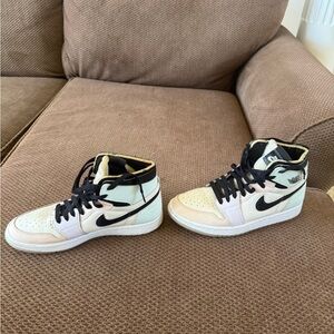 Nike High-Top Sneakers in Black and White